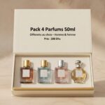 4 Parfums 50ml au Choix ( Contactez-nous sur WhatsApp pour choisir vos parfums. )